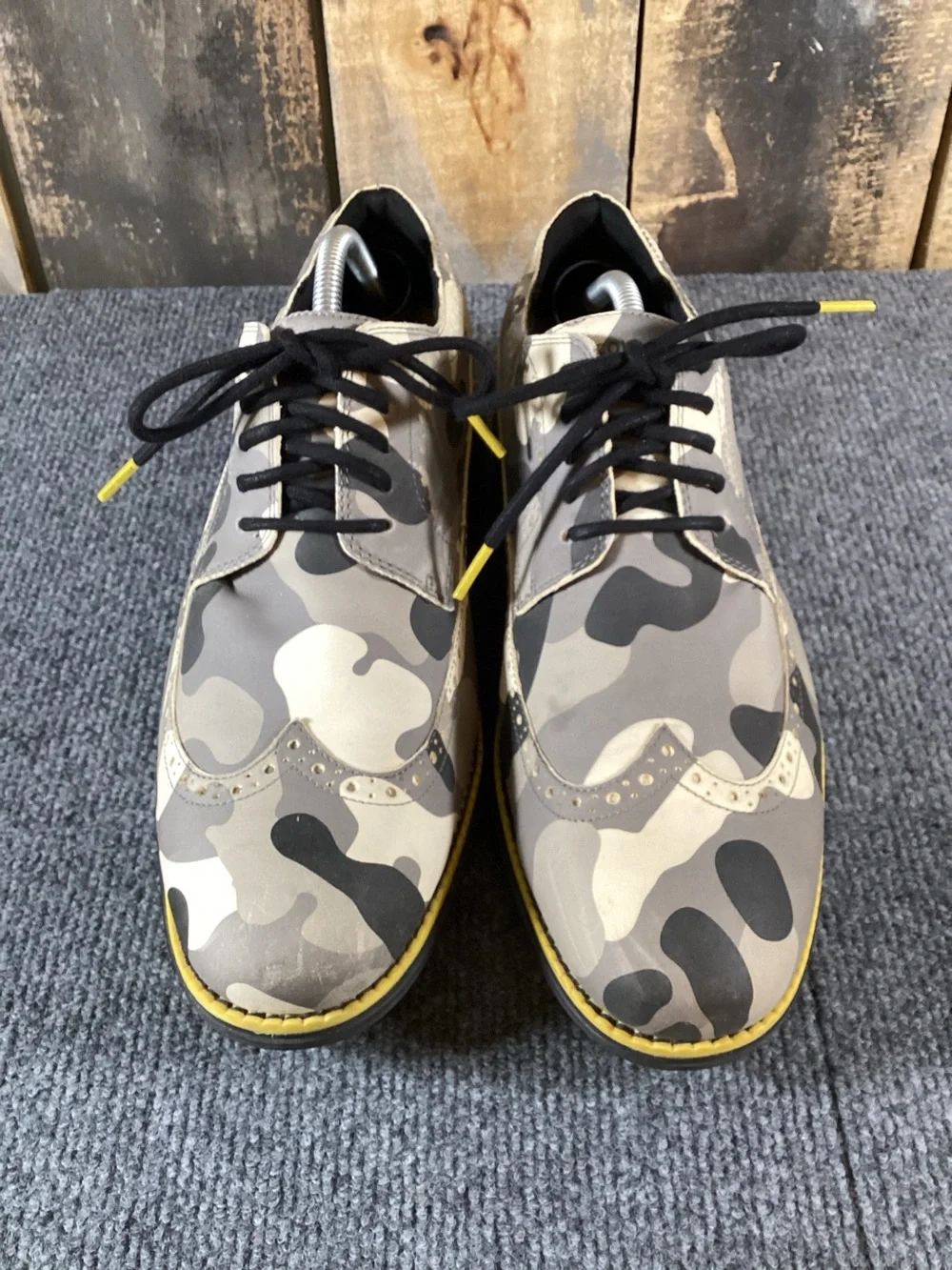 Cole Haan Original Grand 360 wingtip camo golf shoes men’s size 10.5
